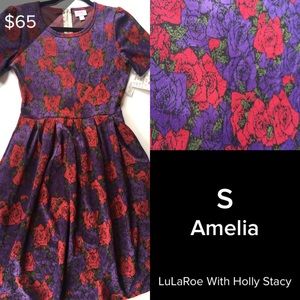 LuLaRoe floral 🌹Amelia dress
